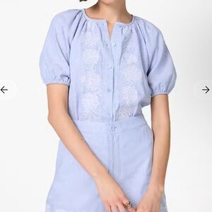 Kate Spade Light Blue Blouse